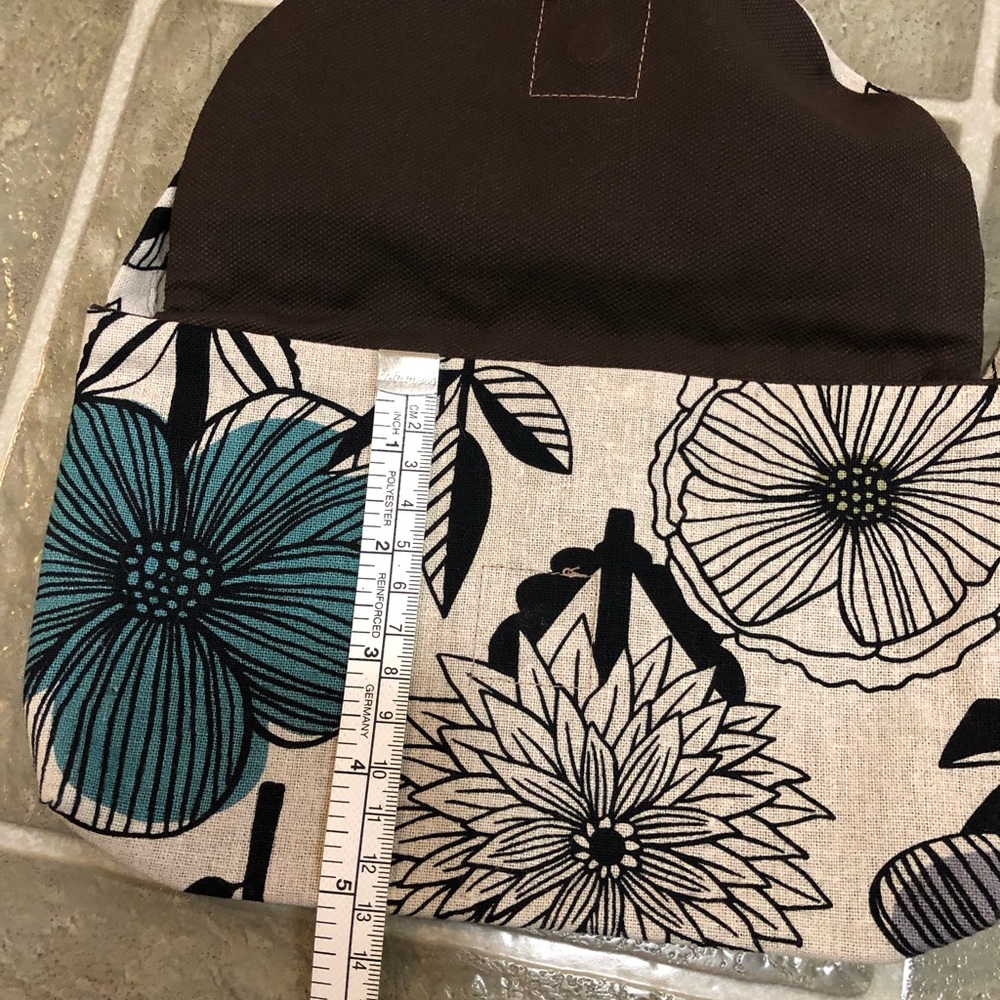 Floral Print Handmade Mini Shoulder Bag/Purse - Picture 6 of 8